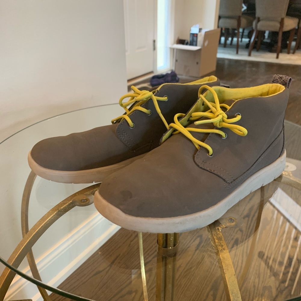 Boys lace up dress boots by Ugg